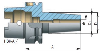 Патрон с термозажимом для закрепления инструмента из твёрдого сплава и быстрорежущих сталей
